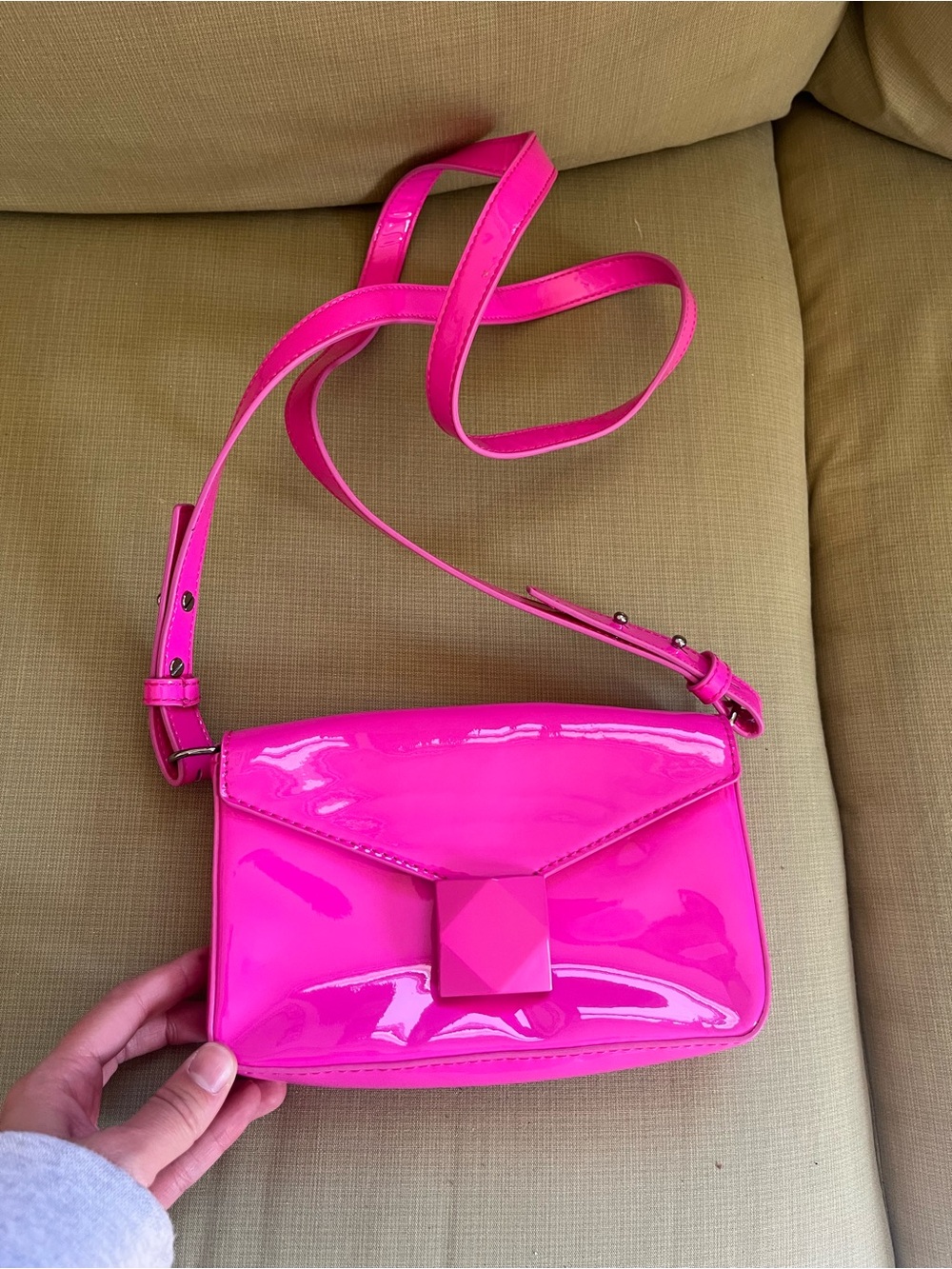 Vince Camuto Patent Crossbody Bag